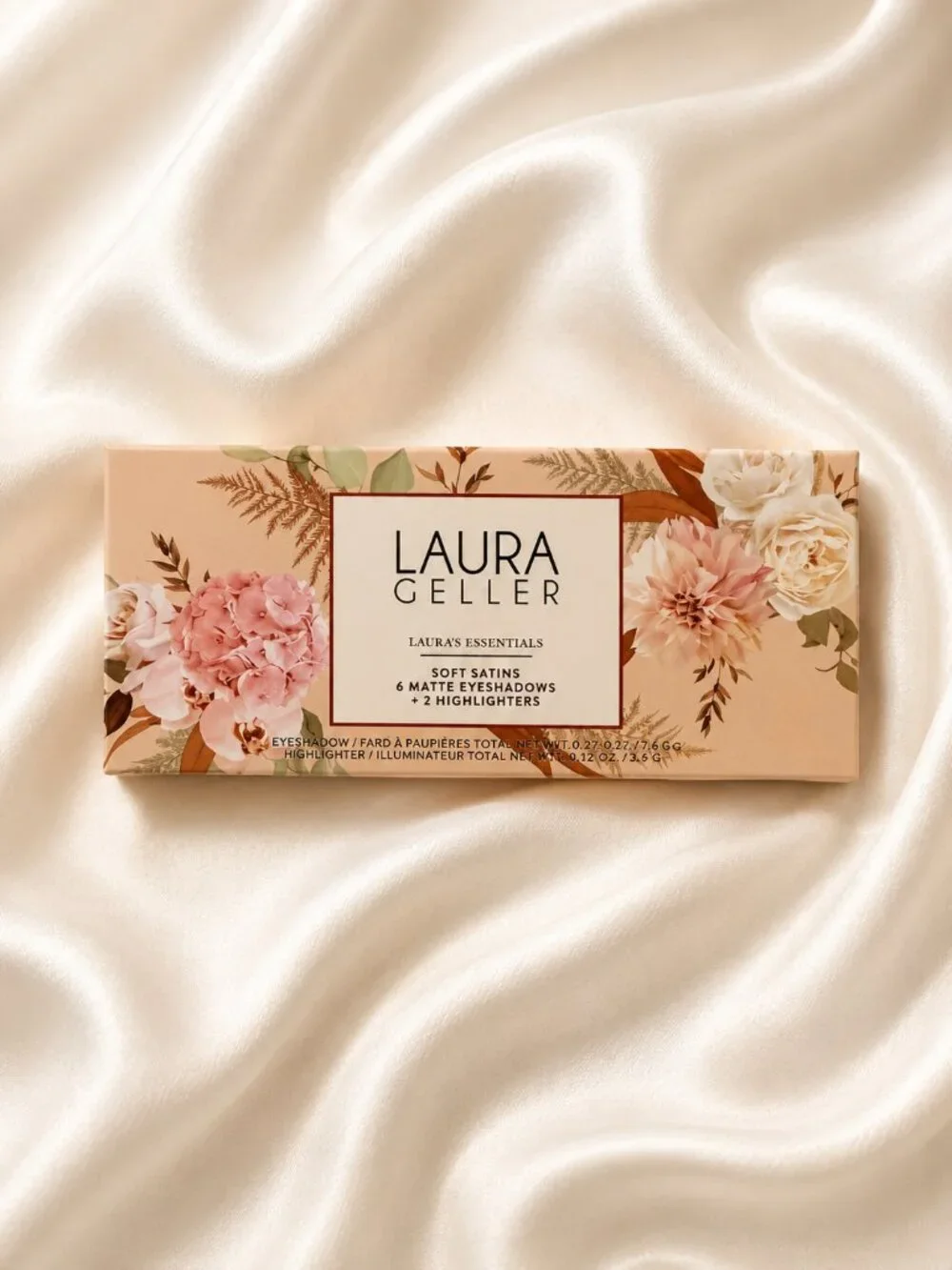 Laura Geller Laura’s Essentials Soft Satins Eyeshadow & Highlighter Palette NIB